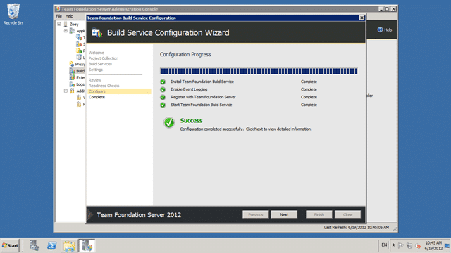 Installing TFS 2012 with Lab Management 2012