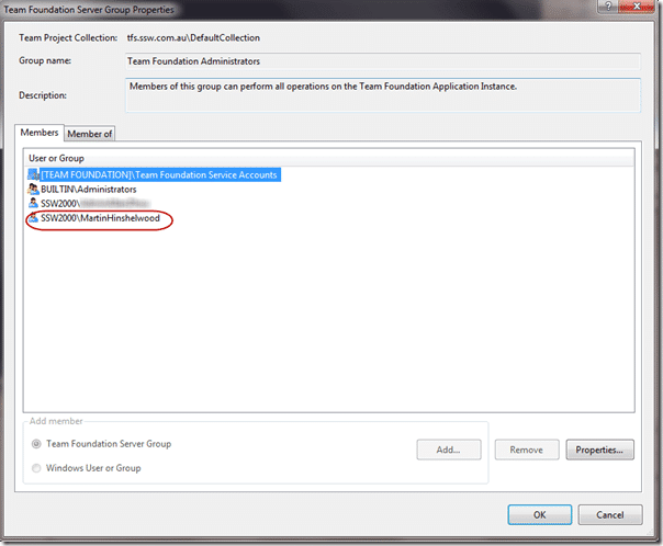 Microsoft, please help me diagnose TFS Administration permission issues!