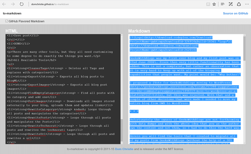 Migrating from Codeplex to Github