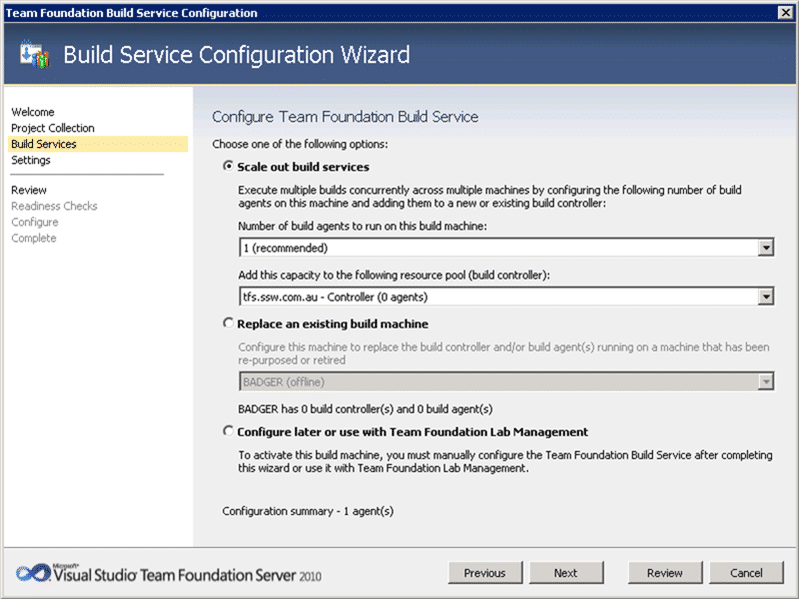 Upgrading from TFS 2010 RC to TFS 2010 RTM done