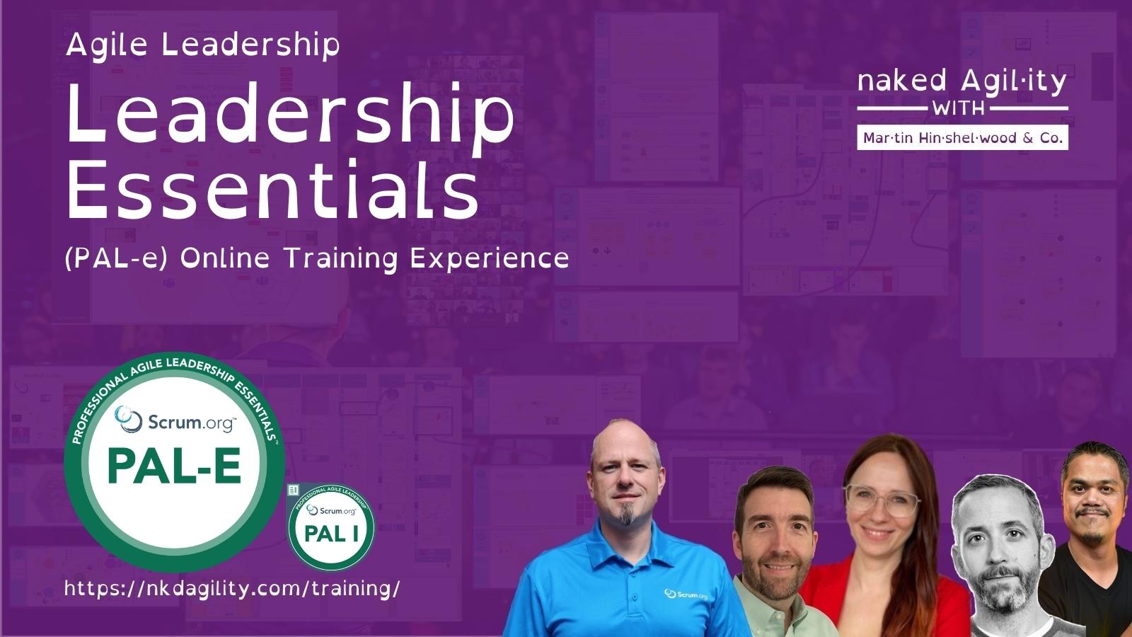 Professional Agile Leadership Essentials (PAL-e) with Certification