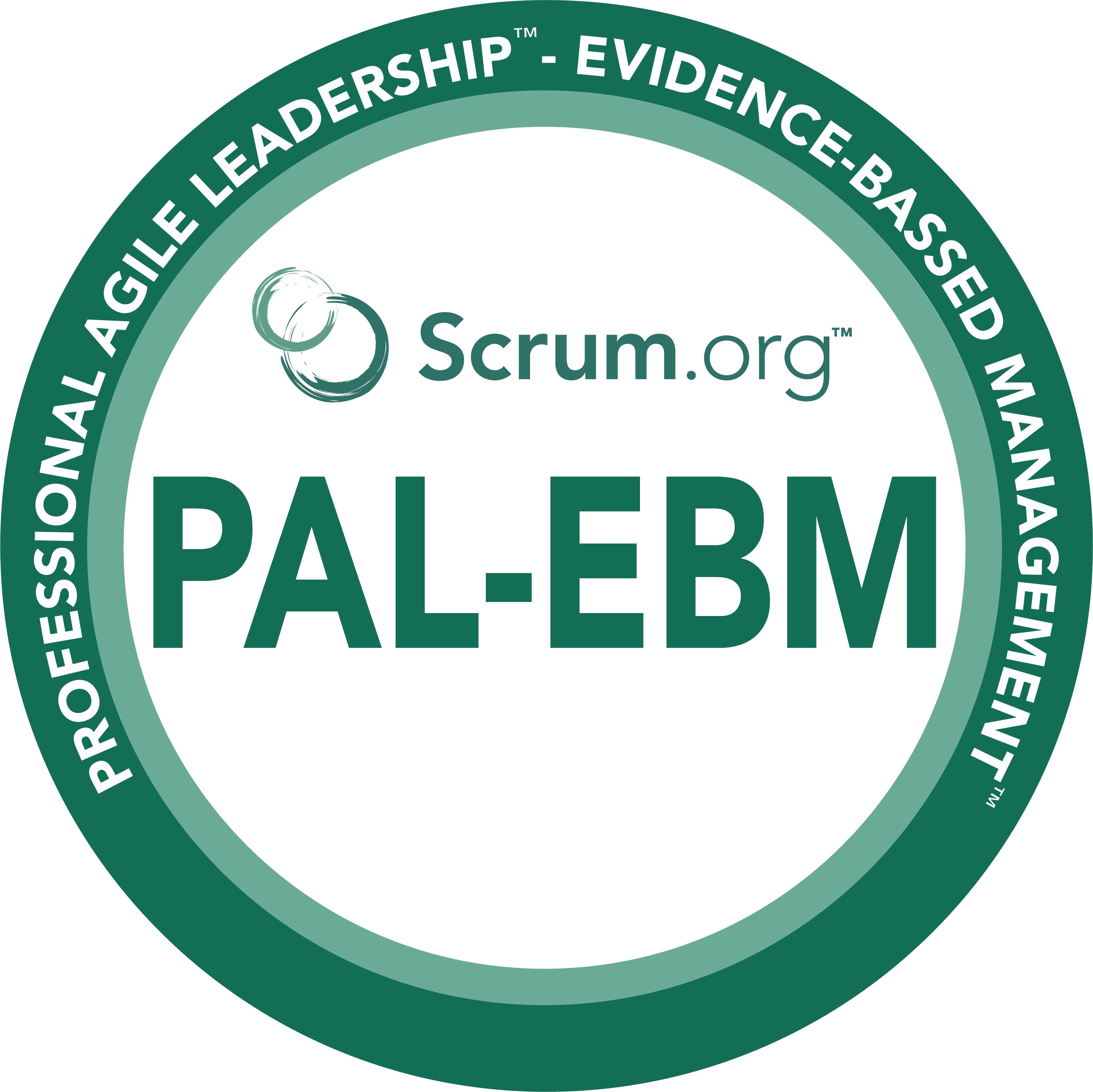 Professional Agile Leadership - Evidence-Based Management (PAL-EBM)