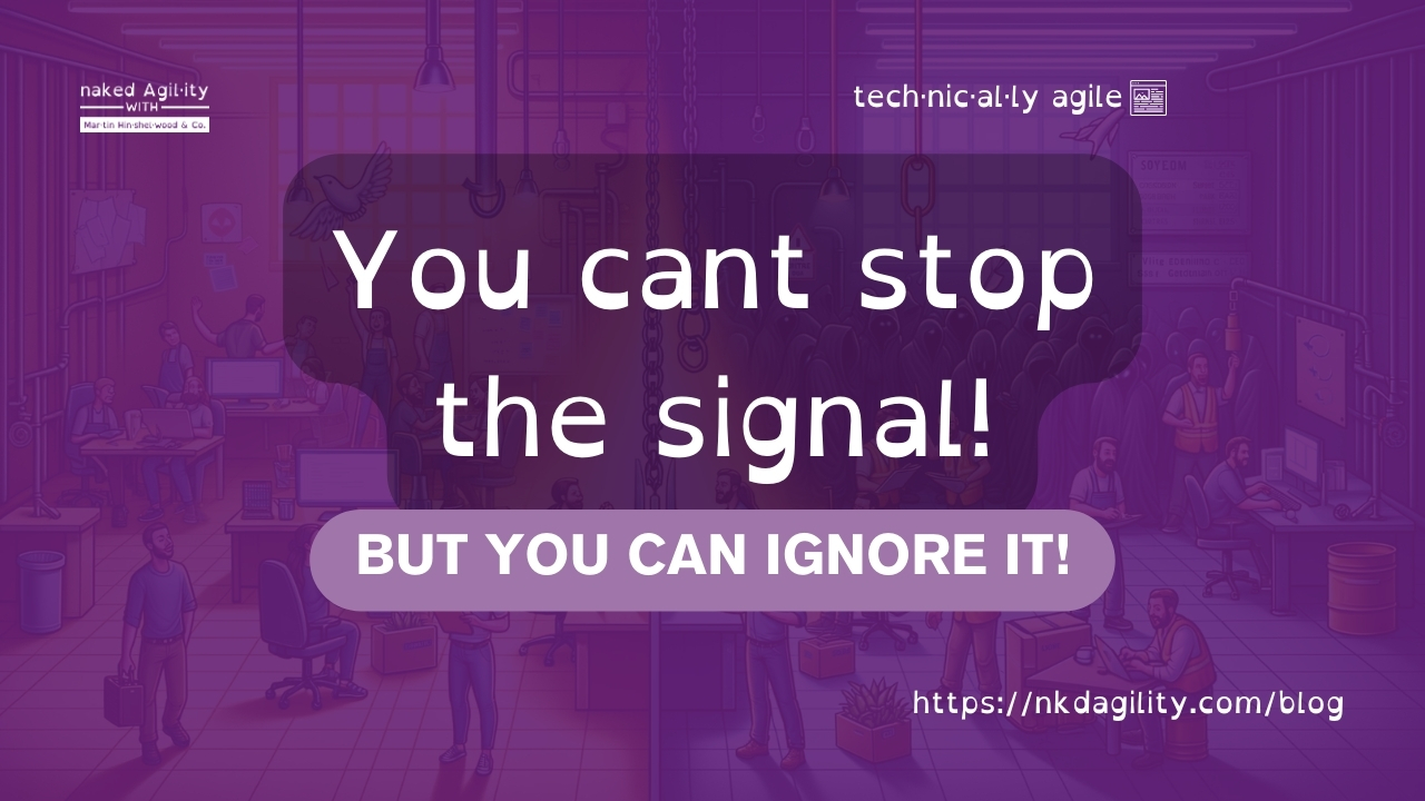 You can't stop the signal! But you can ignore it!