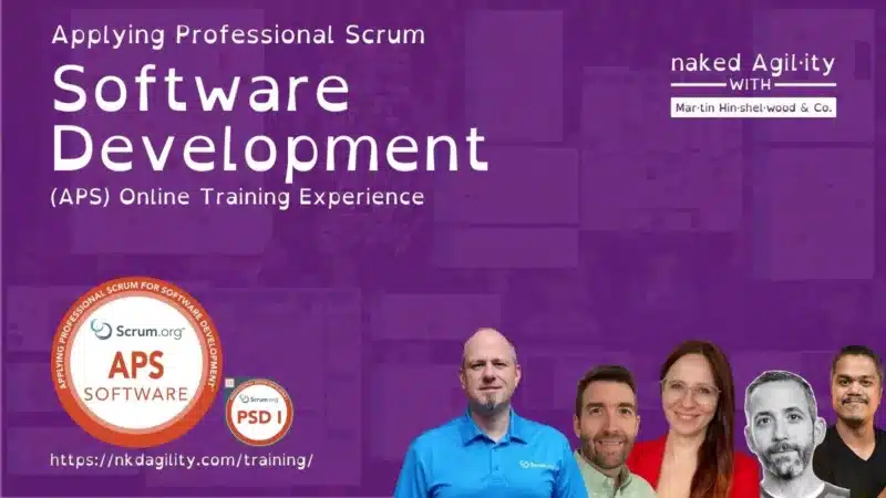 Applying Professional Scrum for Software Development (APS-SD) with Certification