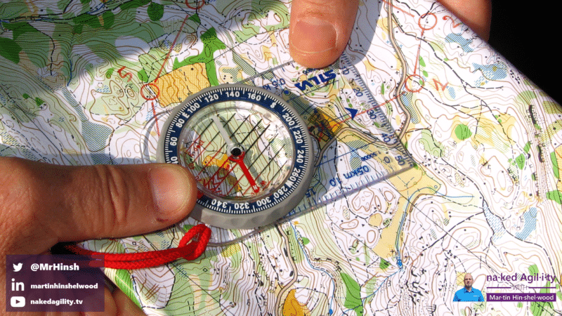 Orienteering towards a goal with continuous refinement of direction as impediments are removed