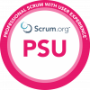 Professional Scrum with User Experience (PSU) with Certification