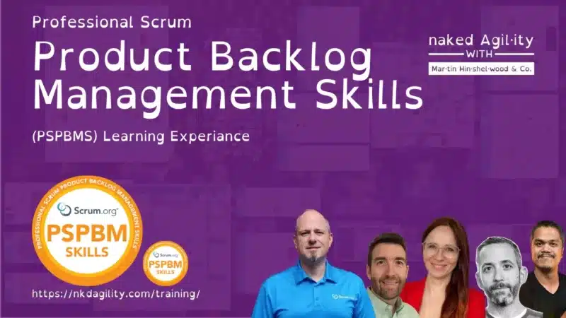 Professional Scrum Product Backlog Management Skills (PSPBMS) Course with Certification